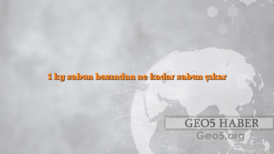 1 kg sabun bazından ne kadar sabun çıkar