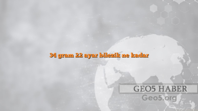 34 gram 22 ayar bilezik ne kadar