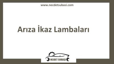 Peugeot Partner İkaz Lambaları Anlamları