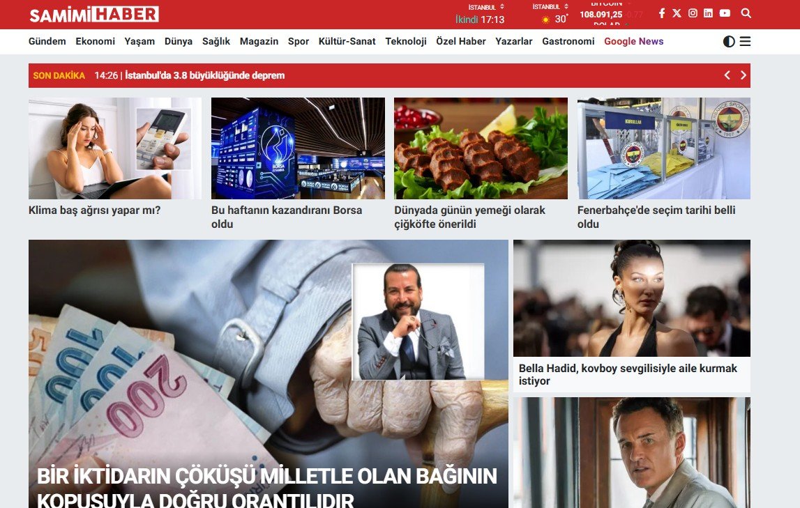 Son Dakika Haberler - Samimihaber.com.tr